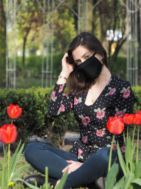 Logotrade promotional item image of: MARS cotton mask (size M) 1379165