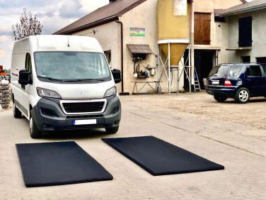 Logo trade promotional products image of: Transit disinfection mat  120x200x4cm 1368087