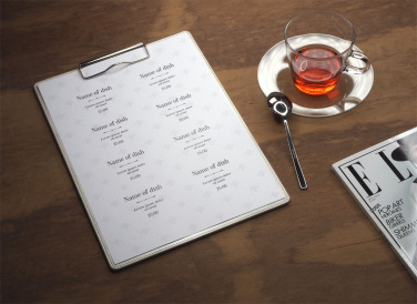 Logo trade corporate gifts image of: Clipboard menu 1122119