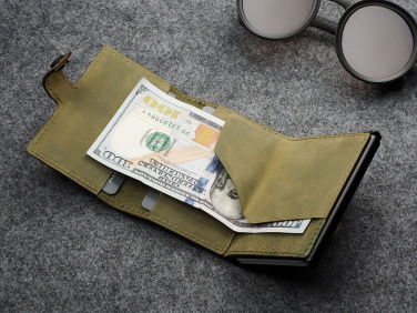 Logotrade promotional giveaway picture of: RFID wallet - Hunter Leather 2109284