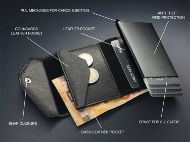 Logo trade promotional products picture of: RFID wallet 1249131