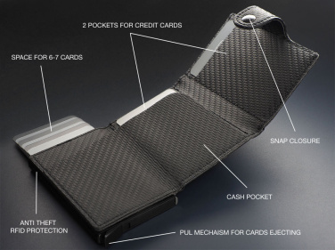 Logo trade promotional giveaways image of: RFID wallet 1453110
