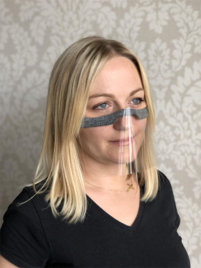 Logotrade promotional giveaway image of: KALIPSO clear face shield-mask for mouth and nose 1447162