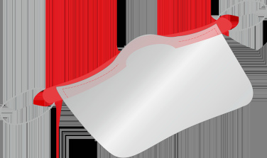 Logotrade promotional giveaway image of: KALIPSO clear face shield-mask for mouth and nose 1447162