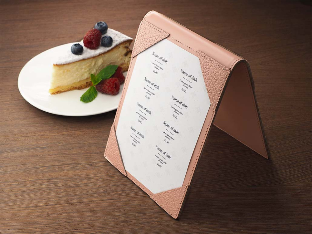 Logo trade corporate gifts image of: Promo menu 1604281