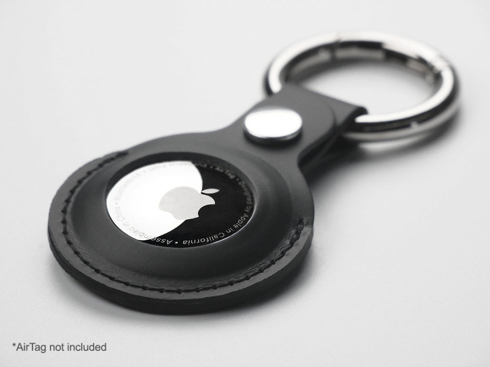 Logotrade promotional gift image of: Keyring with holder for AirTag 1914094