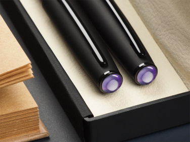 Logo trade advertising products picture of: Amethyst Pen set  1288036