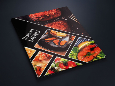 Logo trade business gifts image of: Menu cover 1823117