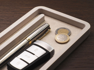 Logotrade promotional giveaway image of: Wooden desk organiser 1818121