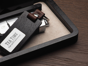 Logo trade promotional giveaway photo of: Wooden desk organiser 1818121