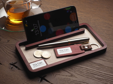 Logotrade advertising product picture of: Wooden desk organiser 1818121