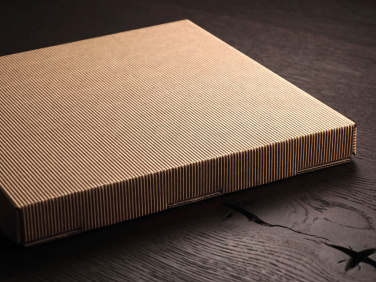 Logo trade promotional giveaways picture of: Wooden memo card box 1832121