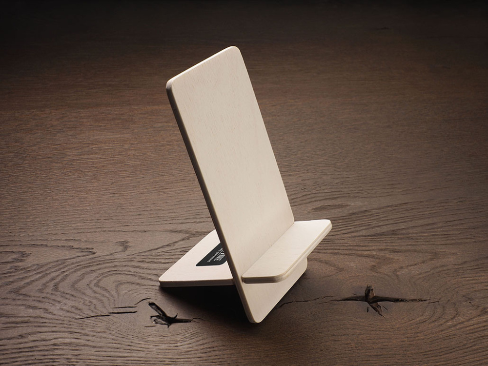 Logotrade promotional merchandise photo of: Wooden telephone stand 1834121