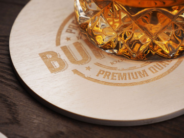 Logo trade promotional merchandise image of: Coaster 1047121