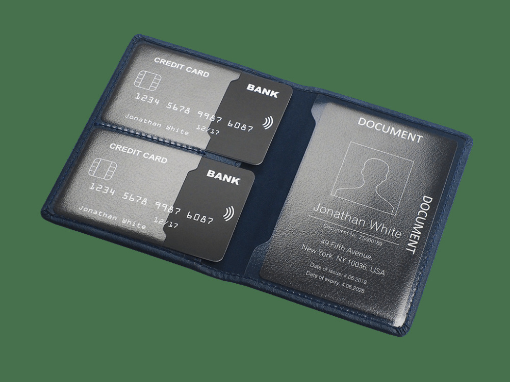 Logotrade advertising product picture of: RFID document wallet 611327