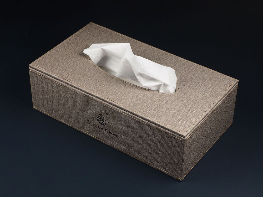 Logo trade business gift photo of: Tissue box 992321