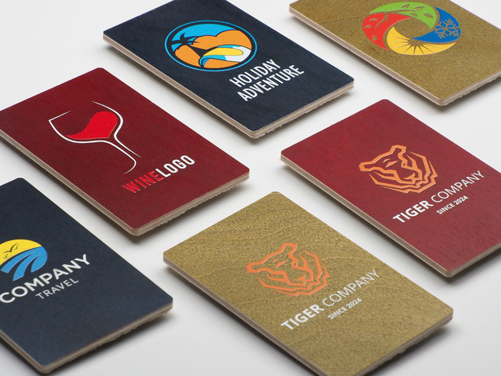 Logo trade promotional item photo of: Wooden magnet 2034121