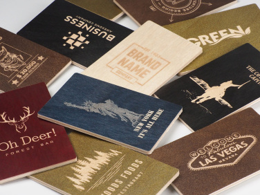 Logo trade promotional items picture of: Wooden magnet 2034121