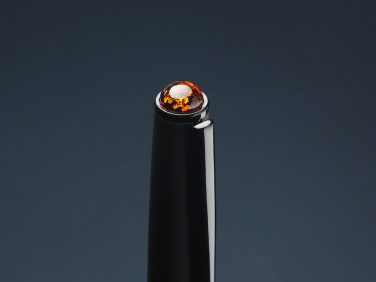 Logo trade promotional gift photo of: Ball pen with AMBER stone 2070036