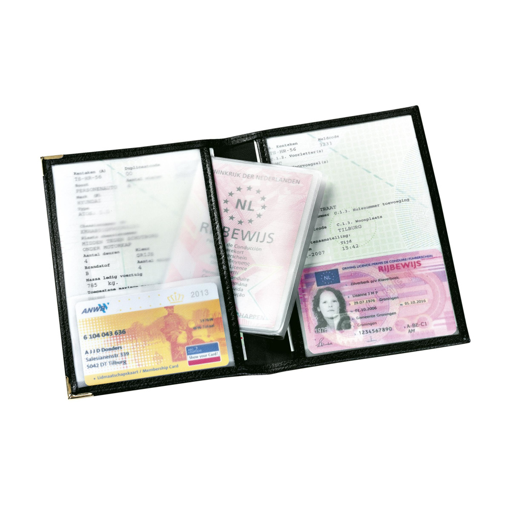 Logo trade promotional products image of: Car document wallet