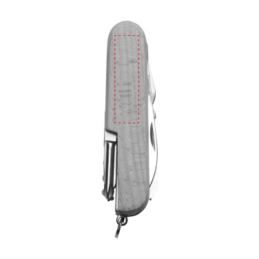 Logo trade promotional giveaways image of: Beechwood Pocket knife