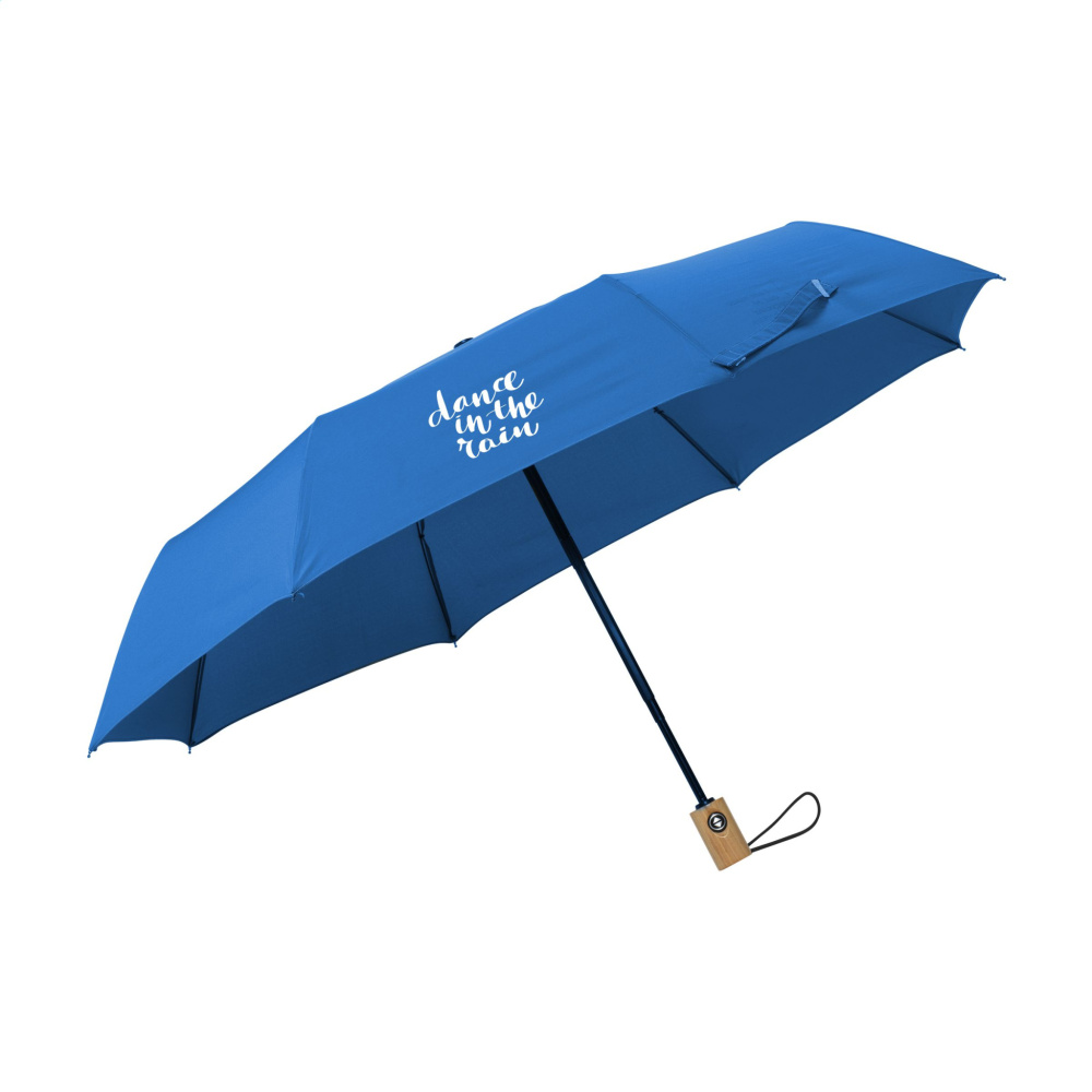 Logotrade advertising products photo of: Michigan foldable RCS RPET umbrella 21 inch