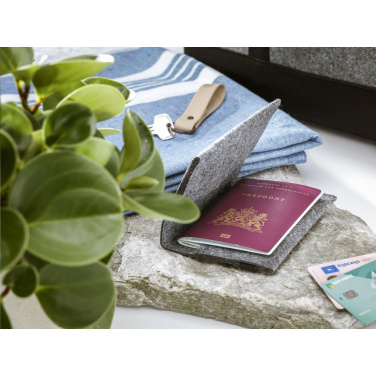 Logotrade business gift image of: Identify GRS RPET Felt passport holder