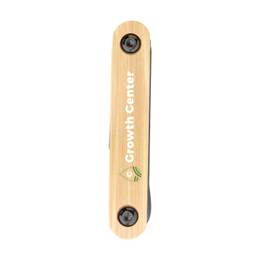 Logo trade business gift photo of: Bamboo Black Tool multi tool