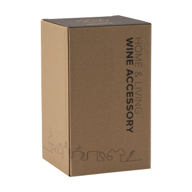 Logo trade promotional gifts picture of: CoolSteel Black wine cooler