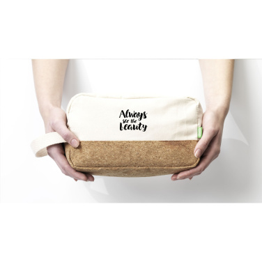 Logo trade promotional merchandise image of: CosCork Eco toiletry bag