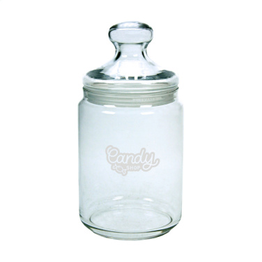 Logo trade promotional gifts image of: Dolci Candy jar 1 L
