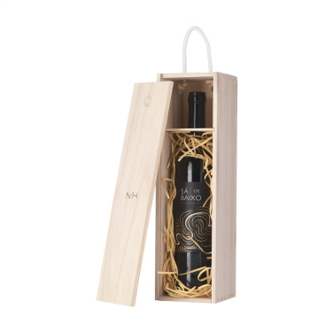 Logo trade promotional gifts picture of: WineWood wine box