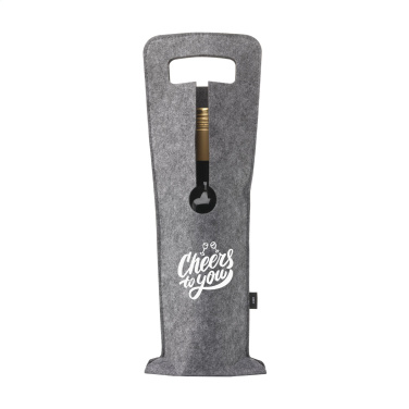 Logo trade promotional merchandise picture of: Wine Bag-to-Give GRS RPET