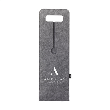 Logo trade promotional gifts picture of: Wine Bag-to-Give GRS RPET