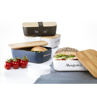 Logo trade business gift photo of: Midori Bamboo Lunchbox