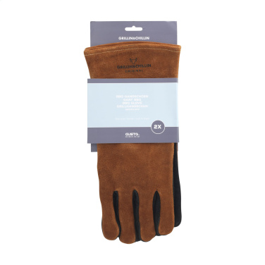Logo trade corporate gifts picture of: Gusta Grill BBQ Gloves