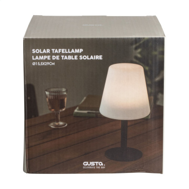 Logotrade promotional giveaway image of: Gusta Solar Table Lamp