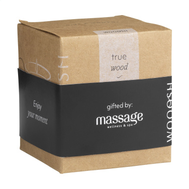 Logo trade promotional gift photo of: Wooosh Scented Candle True Wood