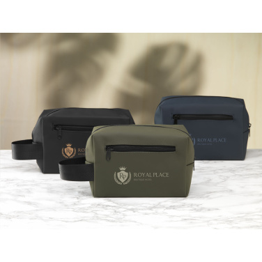 Logo trade advertising products picture of: LeLennon RCS Recycled PU Toiletry Bag