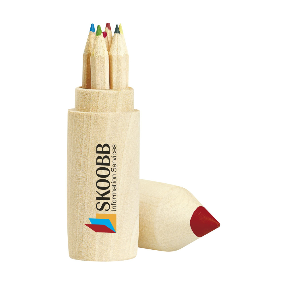 Logo trade corporate gifts image of: ColourWoody coloured pencils