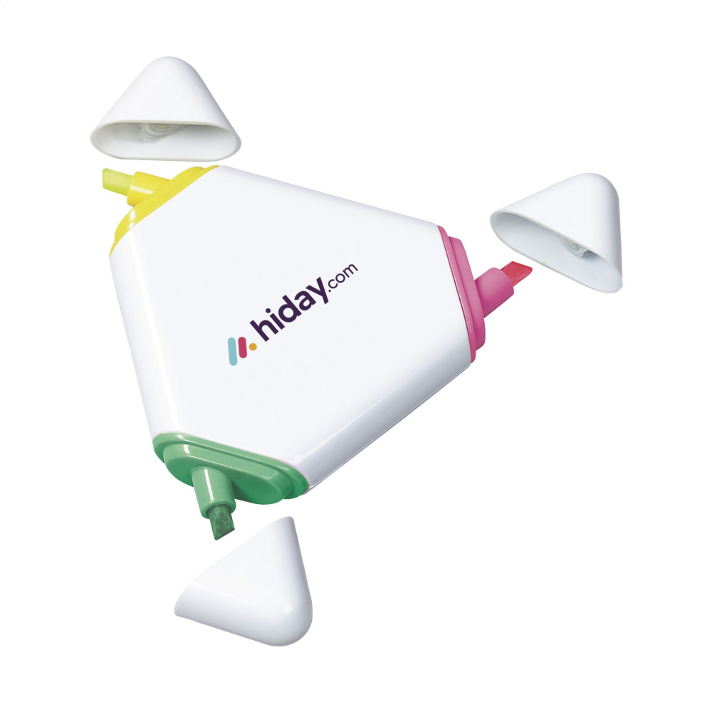 Logo trade promotional merchandise image of: TrioMarker highlighter pen