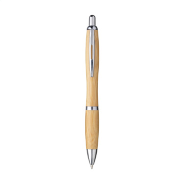 Logo trade promotional merchandise photo of: Athos Bamboo pen