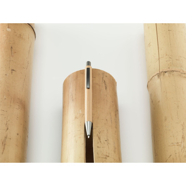 Logo trade promotional gift photo of: Sento Bamboo pen