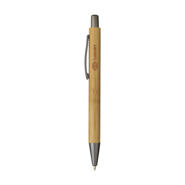 Logo trade promotional products image of: Sento Bamboo pen