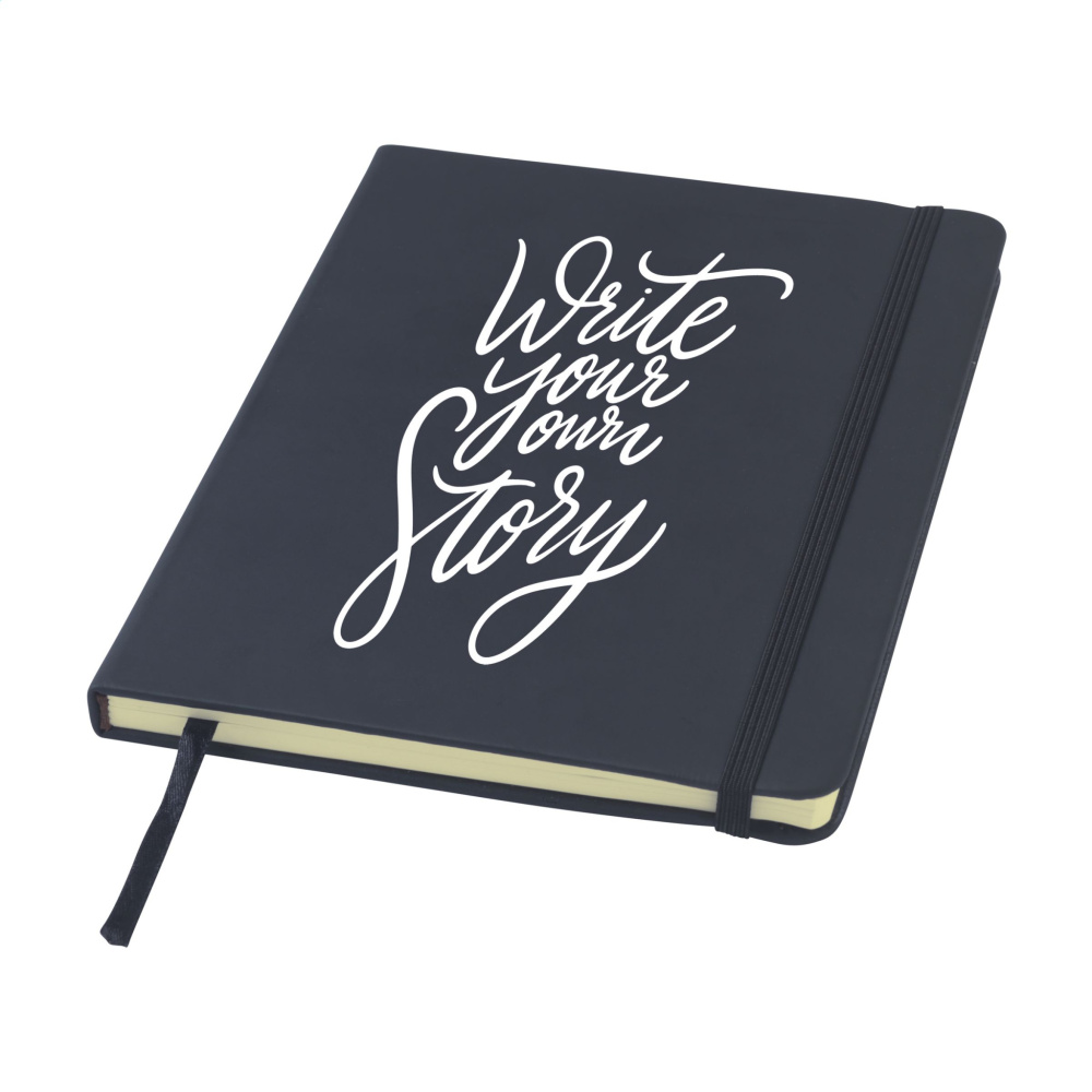 Logo trade promotional giveaway photo of: BudgetNote A5 Lines Paper Notebook