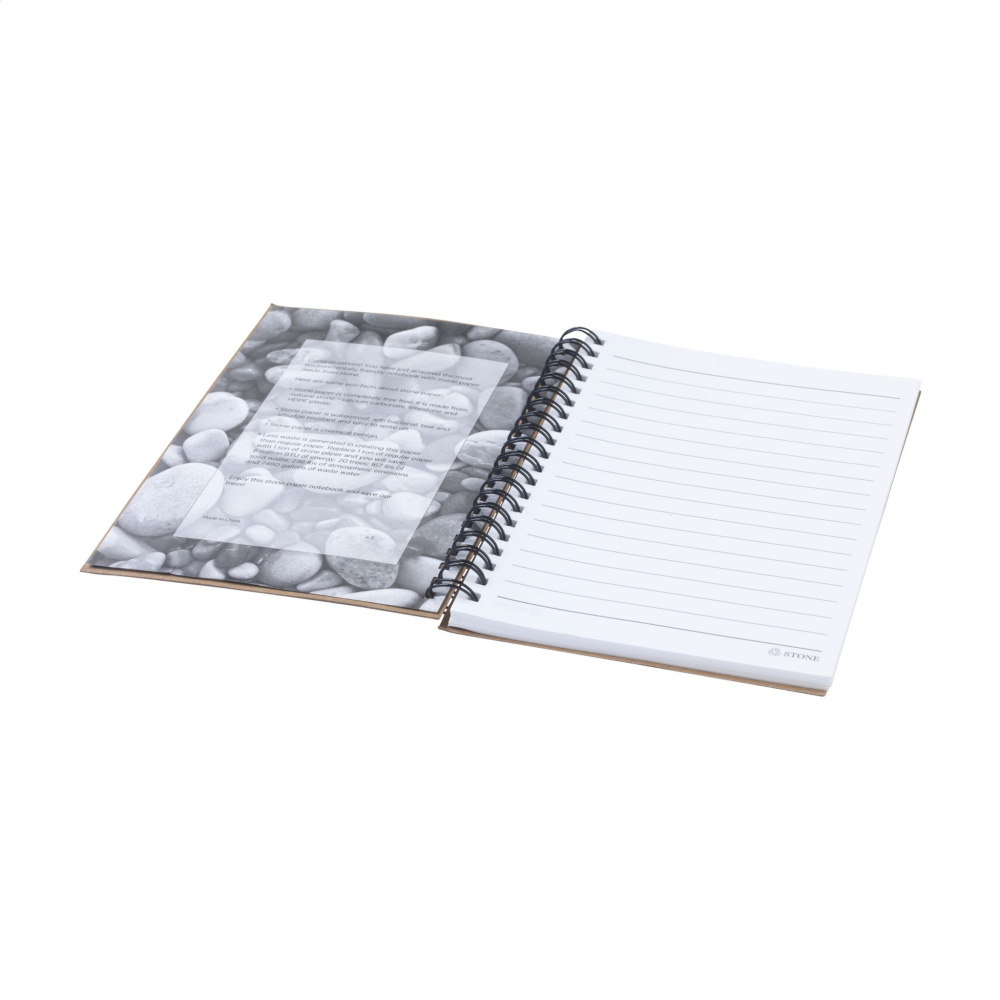 Logo trade promotional merchandise picture of: StonePaper Notebook