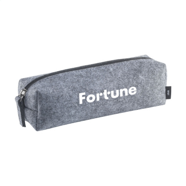 Logotrade corporate gift image of: Pencil Case GRS RPET Felt