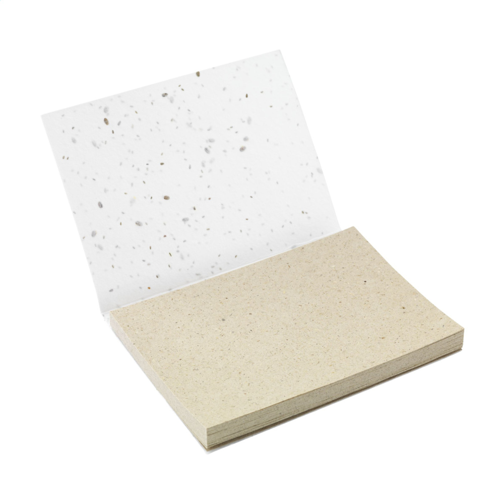 Logo trade corporate gift photo of: Seed Paper Sticky Notes memo pad
