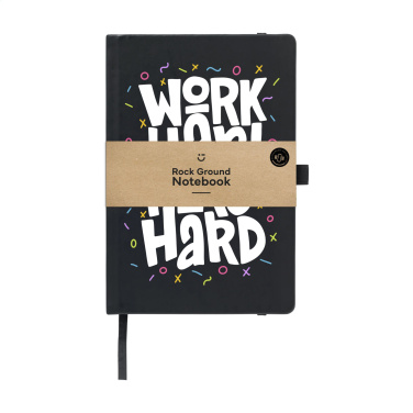 Logo trade promotional gifts image of: Rock Ground Paper Notebook A5