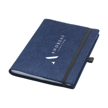Logo trade business gift photo of: Felty GRS RPET Paper Notebook A5